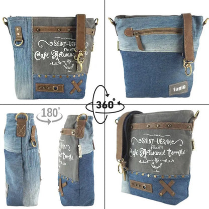 Vintage Umhängetasche aus Jeans