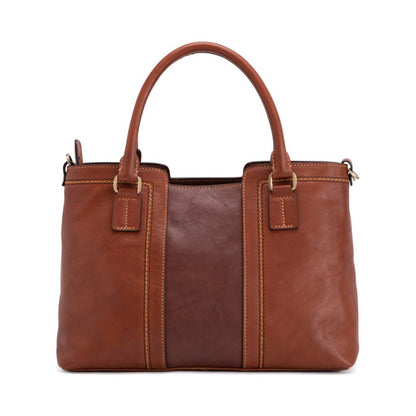 GC Handtasche aus Leder Cognac