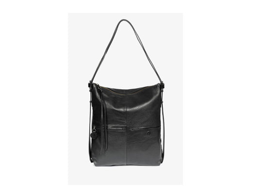 Ample Damen Umhängetasche Leder Schwarz Ina Kent 