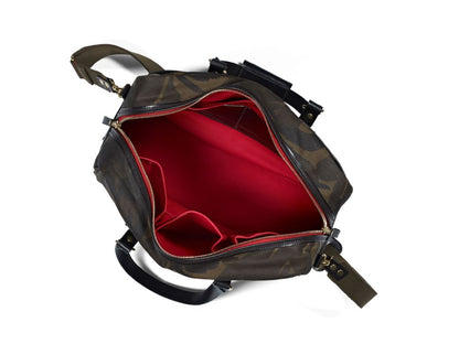 Vintage Canvas Traveller Tasche Camouflage