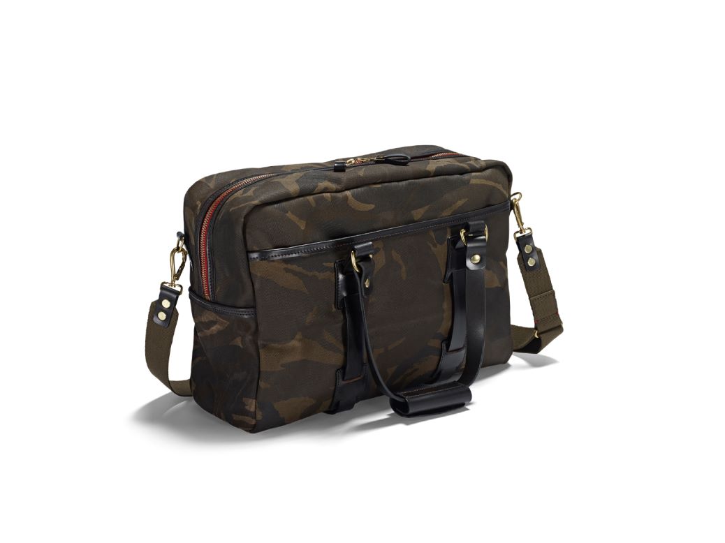 Vintage Canvas Traveller Tasche Camouflage