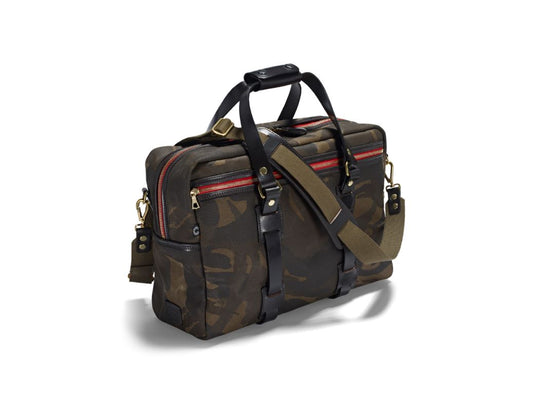 Vintage Canvas Traveller Tasche Camouflage