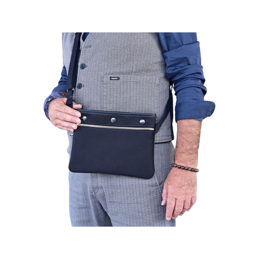Dalby Umhängetasche aus Canvas Schwarz