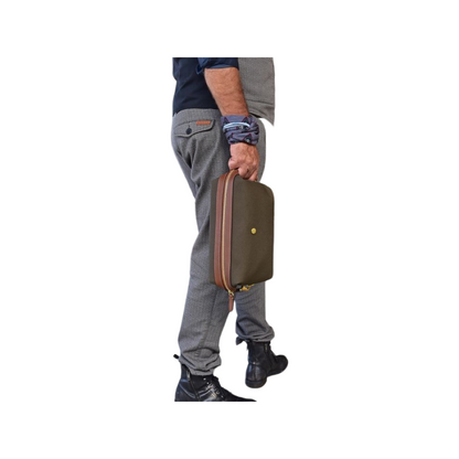 M/S Necessaire Blau aus Canvas