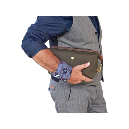 M/S Necessaire Blau aus Canvas