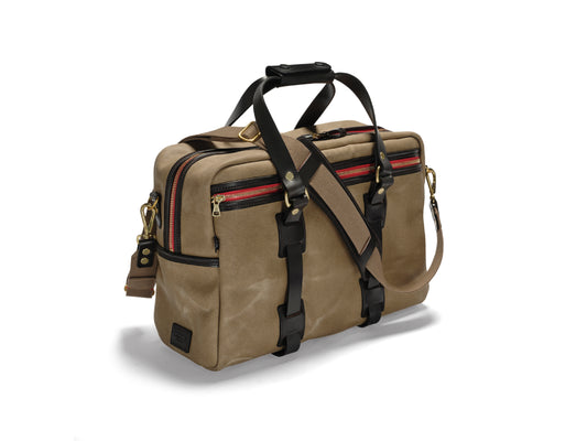 Vintage Canvas Traveller Tasche Sand