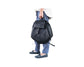 Iris Rucksack Schwarz aus Leder