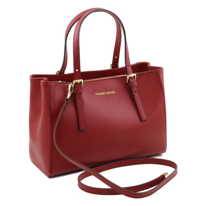 Aura - Handtasche Leder Rot