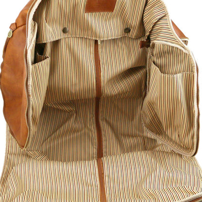 Antigua - Reisetasche/Kleidersack Leder Braun