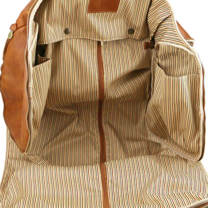 Antigua - Reisetasche/Kleidersack Leder Natural