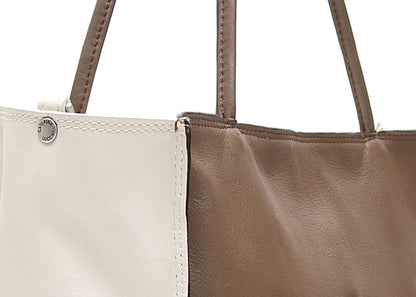 Tramontana Shopper aus Glattleder Taupe