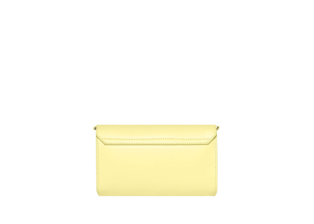 Amal Clutch Umhängetasche Leder hinten Lemon Maison Heronie