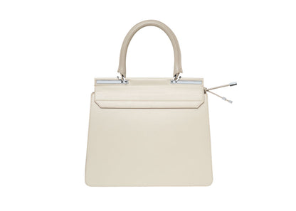 Marlene 13" Handtasche Sand Glattleder