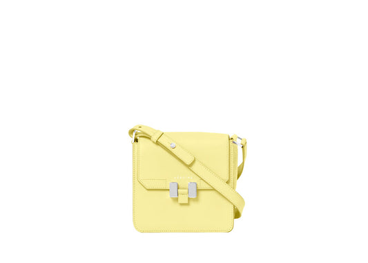 Tilda Umhängetasche Lemon aus Glattleder