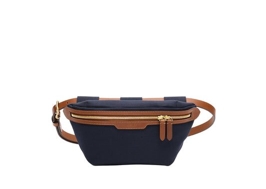 M/S Bauchtasche Blau aus Canvas