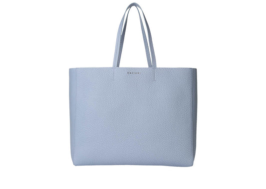 Le Sac Hellblau Shopper aus Leder