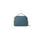 Mini Bag Umhängetasche Blau aus Leder