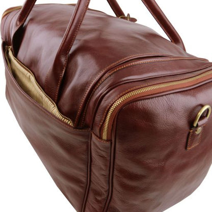 TL Voyager - Reisetasche Leder Braun