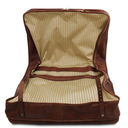 Papeete - Kleidersack Leder Braun