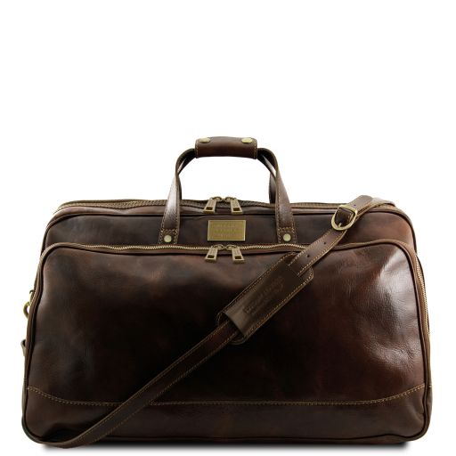Bora Bora - Trolley - Ledertasche - Klein- Dunkelbraun-0