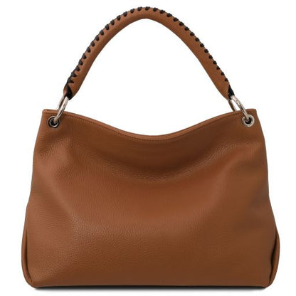 TL Bag - Handtasche Leder Cognac