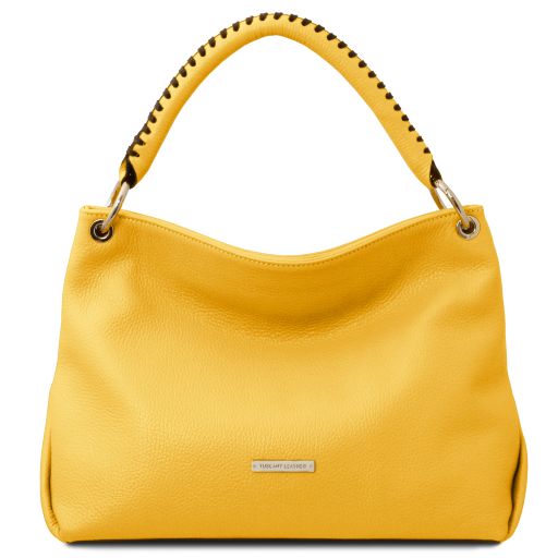 TL Bag - Handtasche Leder Gelb