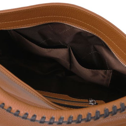 TL Bag - Handtasche Leder Cognac