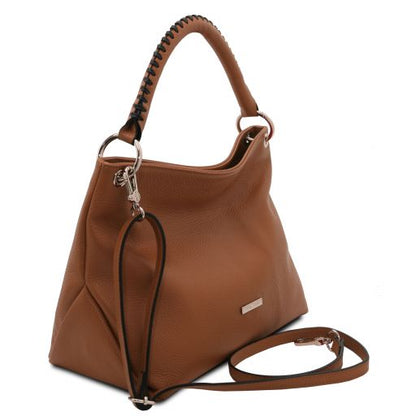 TL Bag - Handtasche Leder Cognac