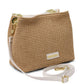TL Bag - Beuteltasche Stroheffekt Beige