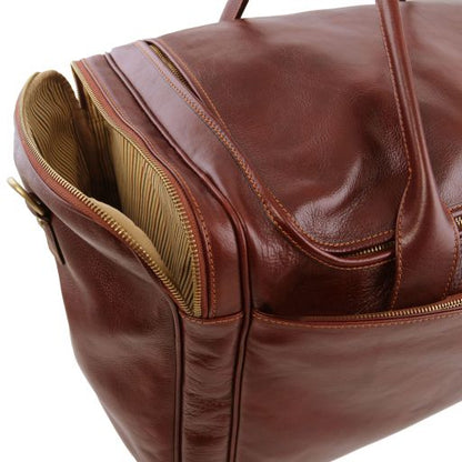 TL Voyager - Reisetasche Leder Braun