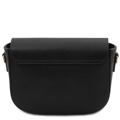 TL Bag - Schultertasche Leder Schwarz