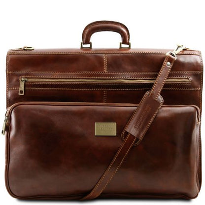 Papeete - Kleidersack Leder Braun