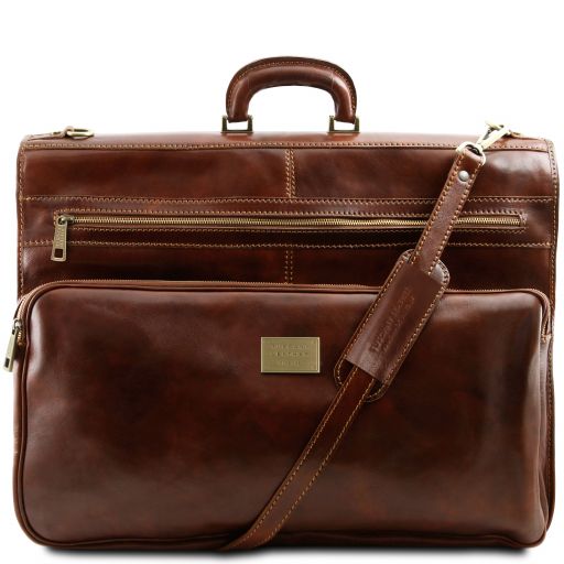 Papeete - Kleidersack Leder Braun