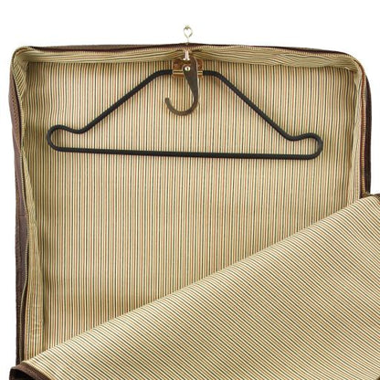 Papeete - Kleidersack aus Leder Dunkelbraun