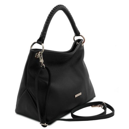 TL Bag - Handtasche Leder Schwarz