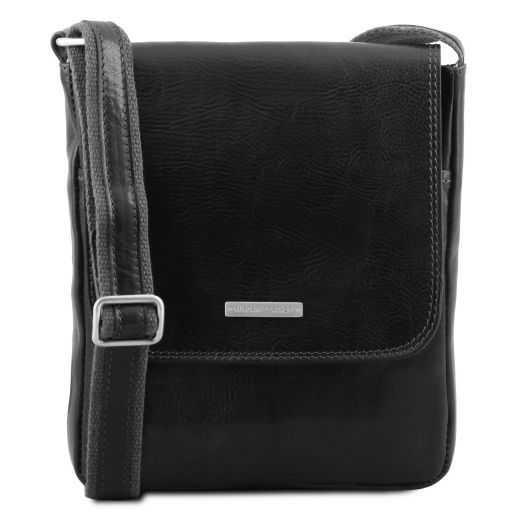 John - Herrentasche aus Leder Schwarz