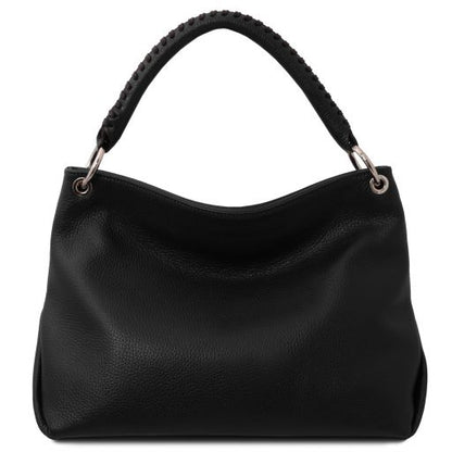 TL Bag - Handtasche Leder Schwarz