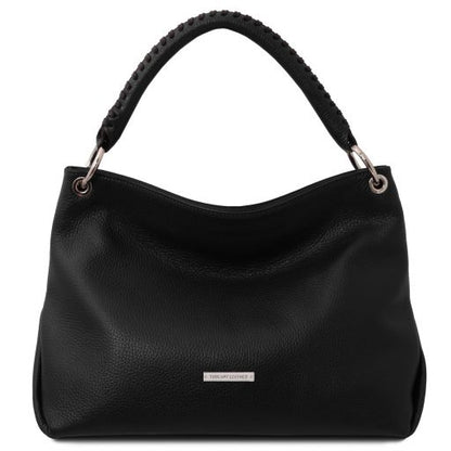 TL Bag - Handtasche Leder Schwarz
