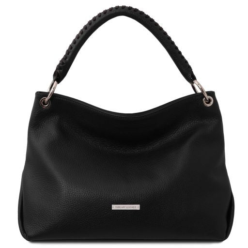 TL Bag - Handtasche Leder Schwarz