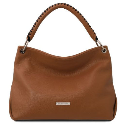 TL Bag - Handtasche Leder Cognac