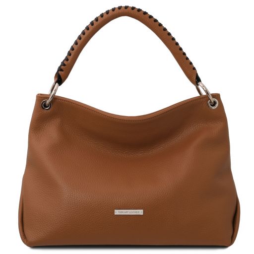 TL Bag - Handtasche Leder Cognac